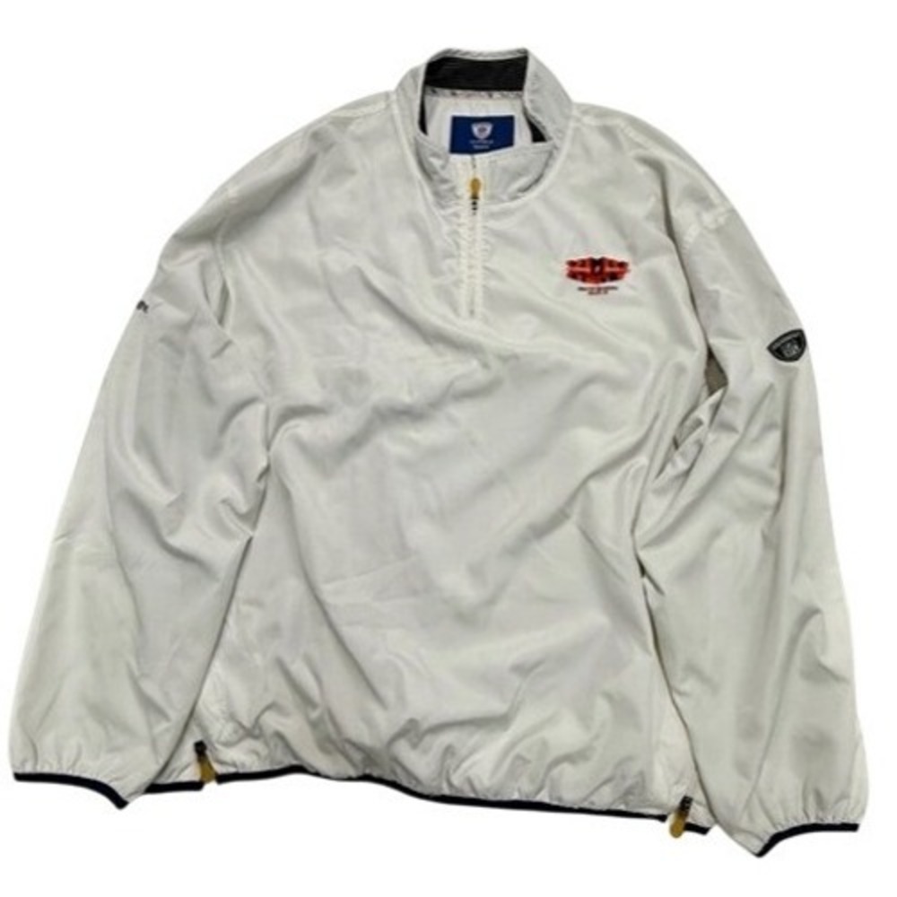 Reebok NFL Equipment Onfield Pullover Jacket White Men's 2XL Super‎ Bowl XXXV